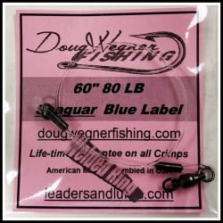 60" 80lb Seaguar Blue Label & Welded Ring 